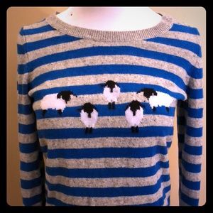 Striped sheep sweater